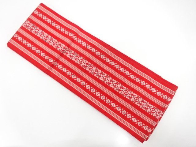 JAPANESE HANHABA OBI / REVERSIBLE / CHIKUZEN HAKATA